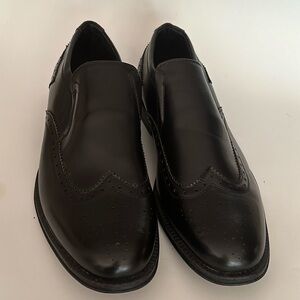 Alpine Swiss Black Mens Wing Tip Dress Shoes SZ 12 never worn